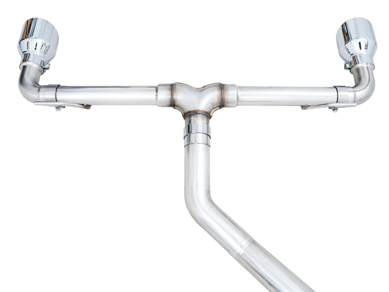 Volkswagen GTI Performance Exhaust - AWE Tuning - Cat-Back Track Edition - Chrome Silver - `22-`27